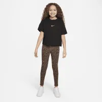 Nike Sportswear Favorites Big дитячі (Girls') Printed лосіни колір чорний
