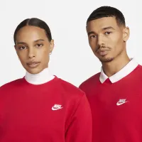 Nike Sportswear Club Fleece чоловічі Crew колір червоний