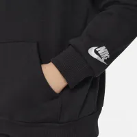 Nike Sportswear Shine Fleece Pullover Толстовка с капюшоном Little Kids Толстовка с капюшоном цвет черный
