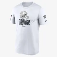 Cleveland колір коричневийs Salute to Service Primary Edge Legend чоловічі Nike Dri-FIT NFL футболка колір білий