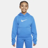 Nike Multi+ Big дитячі Therma-FIT Pullover Толстовка з капюшоном блакитний