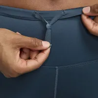 Nike Go женская Firm-Support С высокой Талией Cropped лосины с карманамисиний