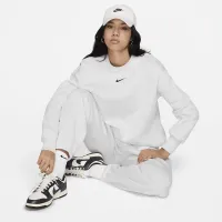 Nike Sportswear Phoenix Fleece женская оверсайз Crew-Neck свитшот цвет коричневый