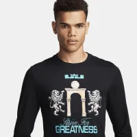 Nike LeBron мужские Long-Sleeve футболка цвет черный