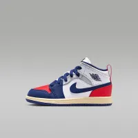 Nike Jordan 1 Mid Little дитячі Кросівки колір білий