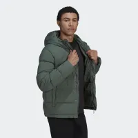 Куртка adidas Helionic Hooded Down HG8749 - зелена