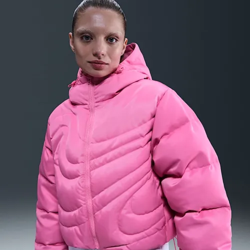 Nike Sportswear Swoosh Series жіноча Therma-FIT оверсайз Down Puffer Куртка Pink