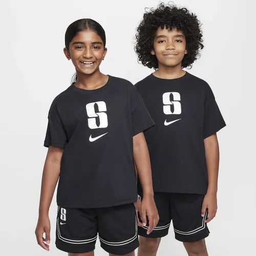 Nike Sabrina Big дитячі Dri-FIT футболка колір чорний
