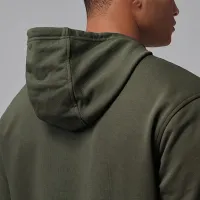 Nike Jordan Sport Crossover мужские Dri-FIT Fleece Graphic Pullover Толстовка с капюшоном цвет зеленый