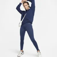 Nike Go женская Firm-Support С высокой Талией Full-Length лосины с карманамисиний