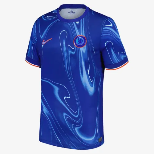 Мойсес Caicedo Chelsea 2024/25 Stadium Home чоловічі Nike Dri-FIT Soccer Jersey блакитний