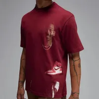 Nike Jordan чоловічі Crew-Neck футболка колір червоний