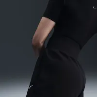 Nike Sportswear Phoenix Fleece жіноча З високою талією Loose шорти колір чорний