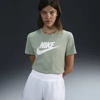 Nike Sportswear Essentials жіноча Logo футболка колір зелений