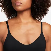 Nike Alate Minimalist жіноча Light-Support Padded Sports Bra колір чорний