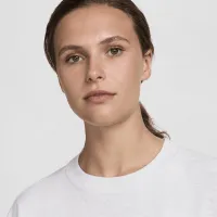 Nike Sportswear Essential жіноча оверсайз футболка колір коричневий