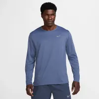 Nike Miler чоловічі Dri-FIT UV Long-Sleeve Running Top блакитний