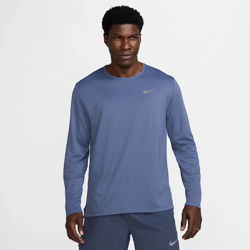 Nike Miler чоловічі Dri-FIT UV Long-Sleeve Running Top блакитний