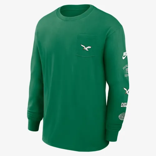 Philadelphia Eagles Rewind Max90 Pocket чоловічі Nike NFL Long-Sleeve футболка колір зелений
