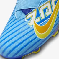 Nike Jr. Mercurial Zoom Vapor 15 Academy KM FG/MG Little/Big дитячі Low-Top футбольні бутси блакитний