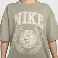 Nike Sportswear Essential жіноча оверсайз футболка колір зелений