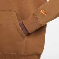 Nike Sportswear Club мужские Толстовка с капюшоном цвет коричневый