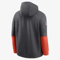Cleveland цвет коричневыйs Sideline Team Issue Club мужские Nike NFL Pullover Толстовка с капюшоном цвет серый