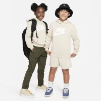 Nike Sportswear Club Fleece Big детские Толстовка с капюшоном цвет коричневый