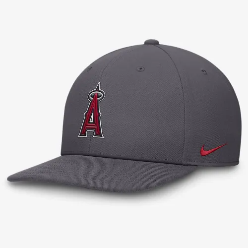 Los Angeles Angels Pro чоловічі Nike Dri-FIT MLB Adjustable Hat колір сірий