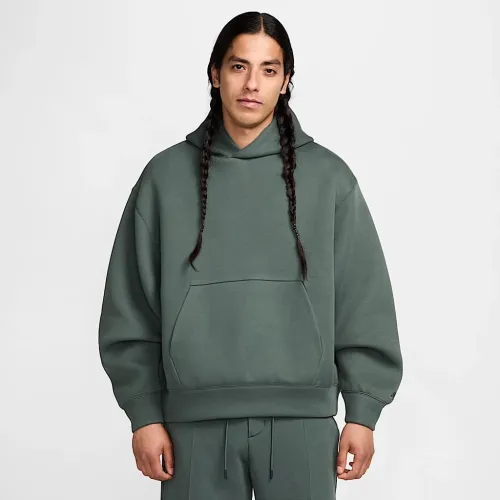 Nike Tech Reimagined чоловічі Fleece Толстовка з капюшоном колір зелений