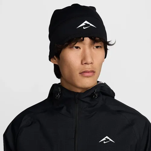 Nike Dri-FIT Uncuffed Trail Running Beanie колір чорний