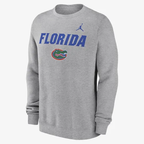 Florida Gators Primetime Primary Stack чоловічі Nike College Pullover Crew колір сірий