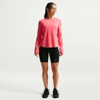 Nike One Classic женская Dri-FIT Long-Sleeve Top Pink