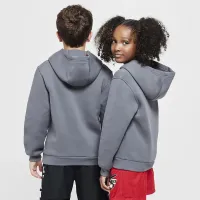 Nike Ja Big детские Pullover баскетбольные Толстовка с капюшоном цвет серый