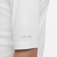 Nike Swim Scribble Big детские (для мальчиков) Short-Sleeve Hydroguard цвет белый