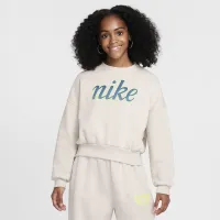 Nike Sportswear Club Fleece Girls' Boxy Crew-Neck свитшот цвет серый
