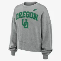 Oregon Legacy Classic Arch женская Nike College Pullover Crew цвет серый