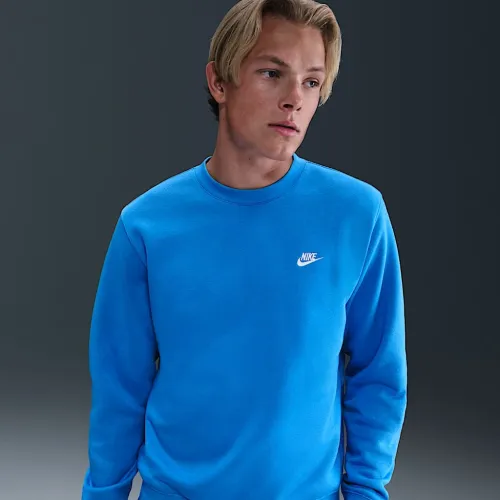 Nike Club чоловічі Fleece Crew блакитний