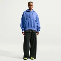 Nike Sportswear Phoenix Fleece женская Over-оверсайз Pullover Толстовка с капюшоном синий