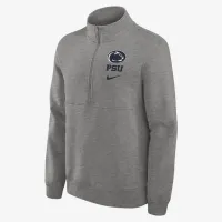 Penn State Nittany Lions Primetime Club чоловічі Nike College 1/2-Zip Crew колір сірий