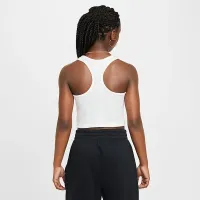 Nike Sportswear Girls' Ribbed Tank Top колір білий