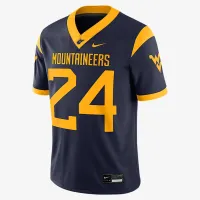 West Virginia Mountaineers мужские Nike Dri-FIT College Game Jersey синий