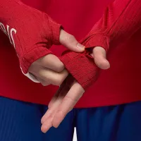 Nike Paris Saint-Germain Strike Elite Fourth мужские Jordan Dri-FIT ADV Soccer Knit Drill Top цвет красный