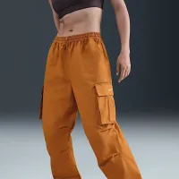 Nike Sportswear женская Mid-Rise оверсайз Woven Cargo Pants цвет коричневый