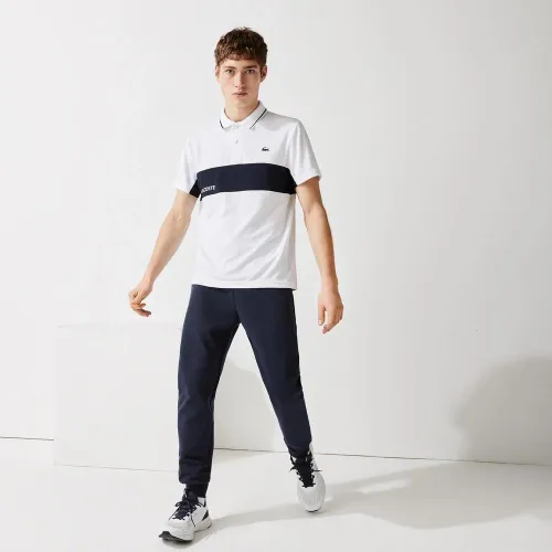 Штаны Lacoste Mesh Panels Tracksuit XH9559-423 - Cиний
