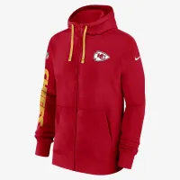 Kansas City Chiefs Sideline Team Issue Club мужские Nike NFL Pullover Толстовка с капюшоном цвет красный