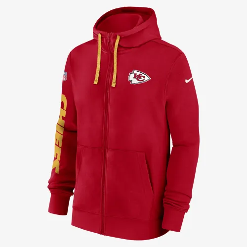 Kansas City Chiefs Sideline Team Issue Club чоловічі Nike NFL Pullover Толстовка з капюшоном колір червоний