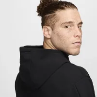 NikeCourt Heritage чоловічі Dri-FIT Fleece Tennis Толстовка з капюшоном колір чорний