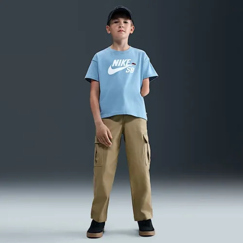 Nike SB Big Kid's Cargo Skate Pants цвет коричневый