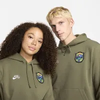 Nike SB Fleece Pullover Толстовка з капюшоном колір зелений